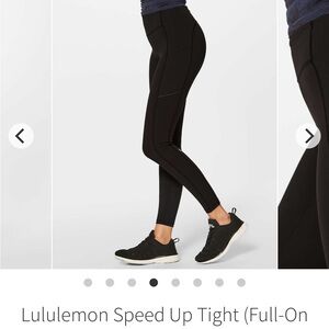 Lululemon Speed Up Tight (Full-On Luxtreme Brushed 28")